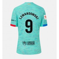 Billiga Barcelona Robert Lewandowski #9 Tredje fotbollskläder Dam 2023-24 Kortärmad